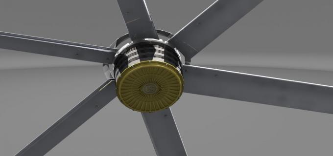 Luchtkoelings Beste die Oplossing met Hvls-Ventilator met Pmsm-Energie wordt gevormd - besparing en Motor Met geringe geluidssterkte