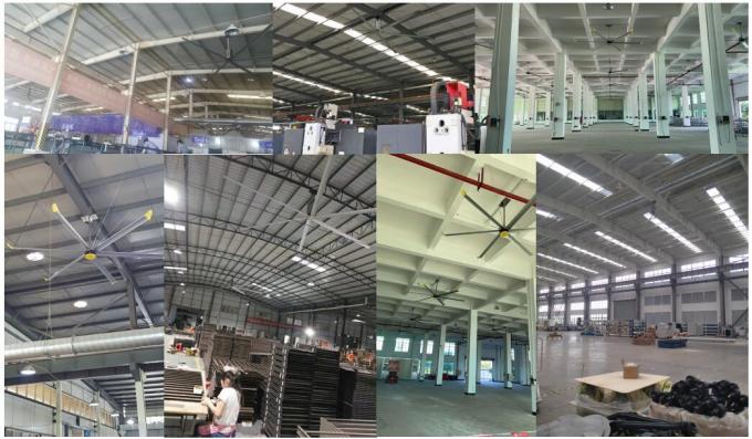 0.2KW 10FT 5 blad HVLS ventilator 7