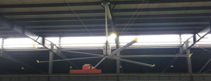 24FT Grote Industriële Pmsm Energie - de Plafondventilator van besparingshvls voor Luchtkoeling en Ventilatie Fucntion