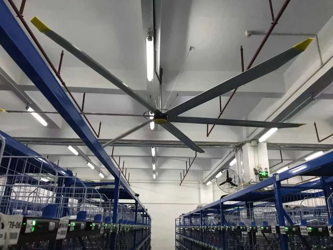 Grote Ezels Grote Industriële Plafondventilator voor Fabrieksventilatie