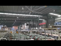 1.5KW stroomvoorziening 5-blad 7.3m 24ft JUNYI Industrial HVLS Plafondventilator voor industriële