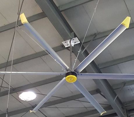De Buitengewoon brede Plafondventilatoren van HVLS