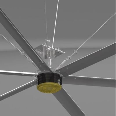 Goede prijs. 16 voet58rpm Pmsm Buitengewoon brede HVLS Industriële Plafondventilatoren voor pakhuis en fabriek online