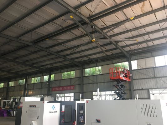 Goede prijs. 16FT Al-Mg Blade Industrial Ceiling voor koeling en luchtventilatie binnen DX-7.3 Warehouse online