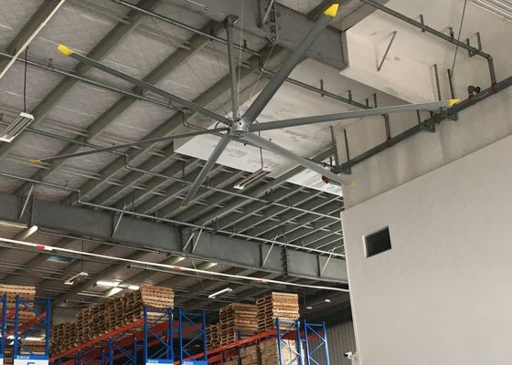 Goede prijs. Aluminium 1.5kw motor grote padel reusachtige plafondventilatoren 380AC voor magazijn online