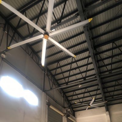 Goede prijs. Restaurant plafondventilator montage 5,0m 16ft BLCD motor HVLS ventilator voor grote magazijnen online