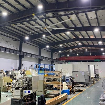 6pcs Blade 7.3m 24FT Pmsm Energiebesparende industriële ventilator voor luchtkoeling en ventilatie