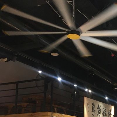 Goede prijs. 380V/220V Spanning 2.4m 8FT PMSM Motor HVLS Ventilatieventilator voor restaurantluchtkoeling online