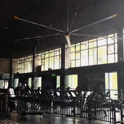 1.5KW stroomvoorziening 5-blad 7.3m 24ft JUNYI Industrial HVLS Plafondventilator voor industriële