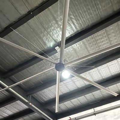 Goede prijs. 24ft Aluminium Magnesium Alloy HVLS Industrial Ceiling Fan voor Warehouse High Voltage online