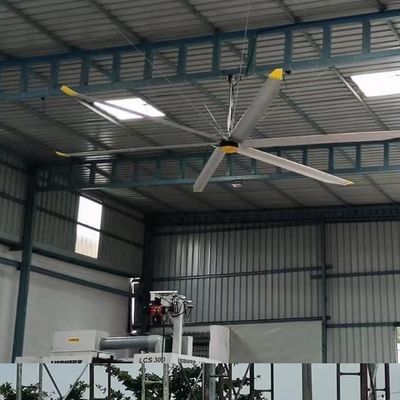 BLCD motor 5,0m 16ft grote luchtstroom HVLS plafondventilator voor luchtkoeling en ventilatie