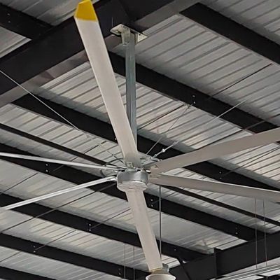 1.5kw PMSM motor industriële plafondventilator voor opslagruimte ventilatie en luchtkoeling
