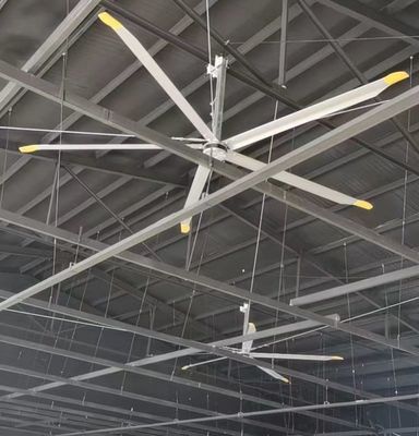 Goede prijs. AC elektrische stroom type montage 3m 10FT Hvls Industrial Indoor Exhaust Ceiling Fan met Pmsm motor online