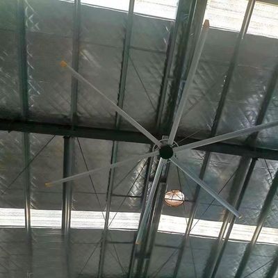 Goede prijs. DX-7.3 Grote HVLS industriële plafondventilator met PMSM-motor en Al-Mg-bladmateriaal online