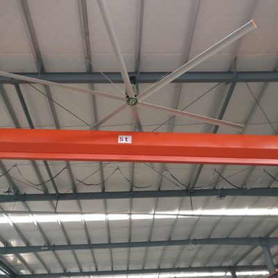 Plafondventilator voor grote industriële ventilatie aanpassing en montage opties