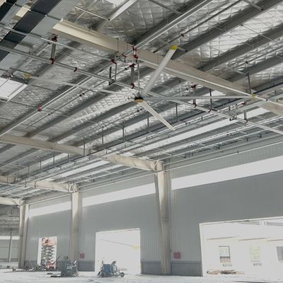 Goede prijs. Huishangende ventilator met 24 ft diameter voor luchtkoeling Pmsm motorventilator online