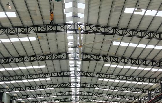 Goede prijs. AC elektrische stroom type aluminium ventilator voor 24ft grote Hvls industriële plafond ventilator van magazijn koeling online