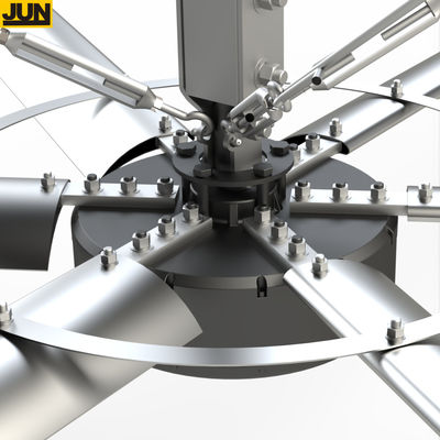 5.0m 16ft laag geluid grote wind luchtstroom garage ventilatie reusachtige industriële HVL's grote plafondventilator