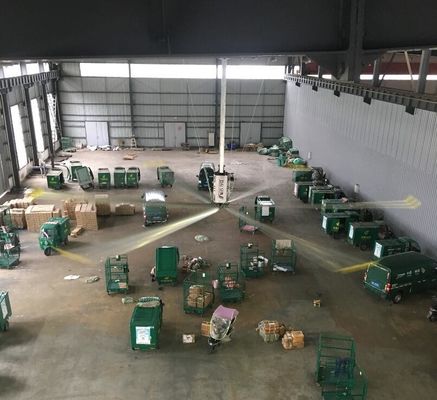 Goede prijs. Automatische metalen blad buitenuitlaat Grote HVLS-ventilatoren online