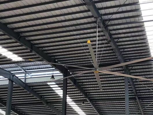 Goede prijs. 24ft grote industriële Pmsm Hvls plafondventilator voor luchtkoeling en ventilatie online
